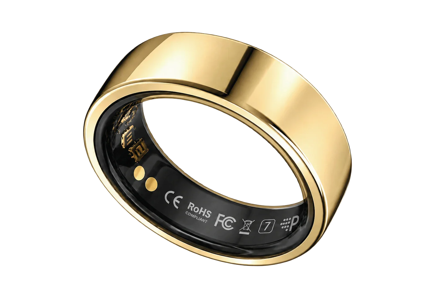 The PhenomeTech Ring in gold metal