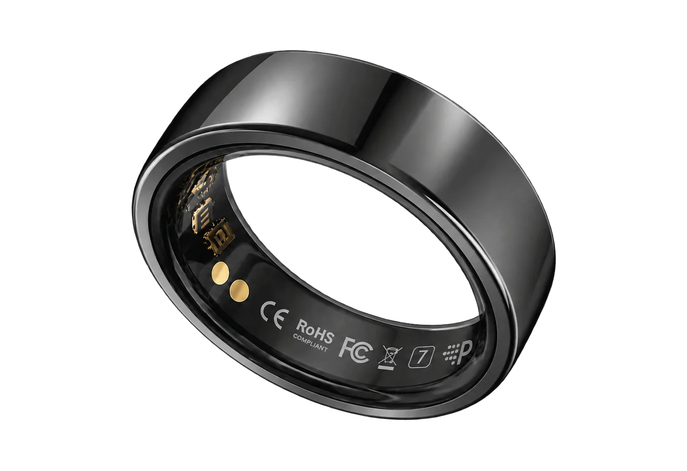 The PhenomeTech Ring in black metal